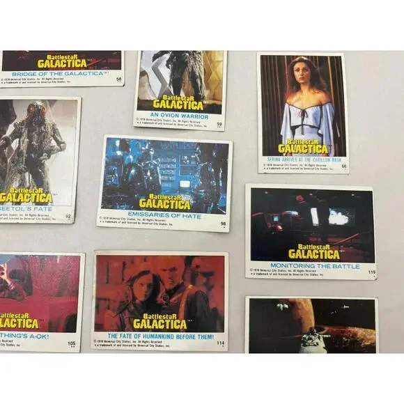Topps Battlestar Galactica Sticker / Card Lot 25 - Picture 4 of 9